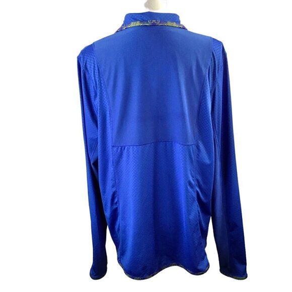 Reel Legends 1/4 Zip Fishing Shirt Top Long Sleeve Women's Size XL Blue Pullover - Picture 7 of 11